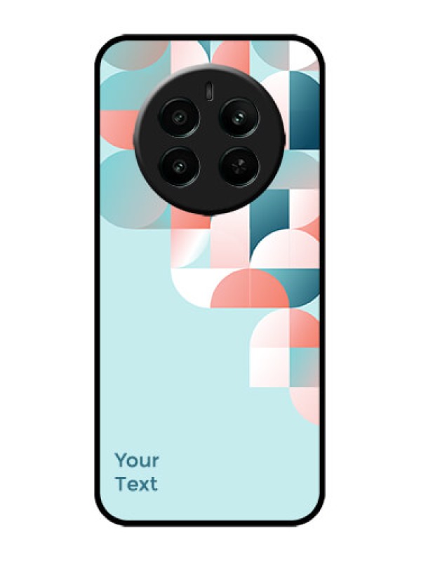 Custom Realme P1 5G Custom Metal Phone Case - Stylish Semi - Circle Pattern Design