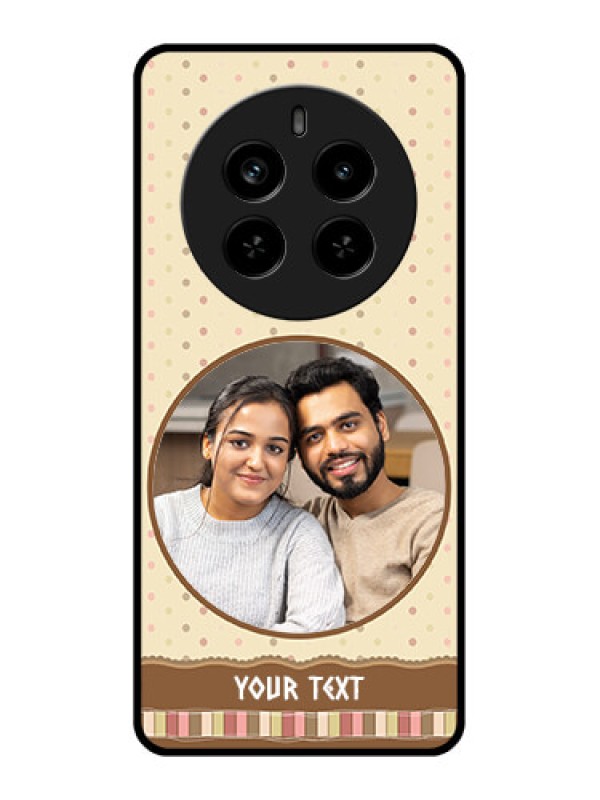 Custom Realme P1 Pro 5G Custom Metal Phone Case - Brown Dotted Mobile Case Design