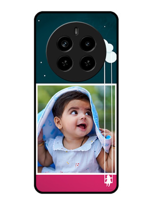 Custom Realme P1 Pro 5G Custom Metal Phone Case - Cute Girl With Cloud Design