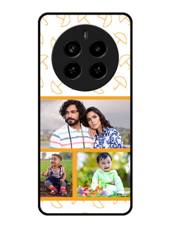 Custom Realme P1 Pro 5G Custom Metal Phone Case - Yellow Pattern Design