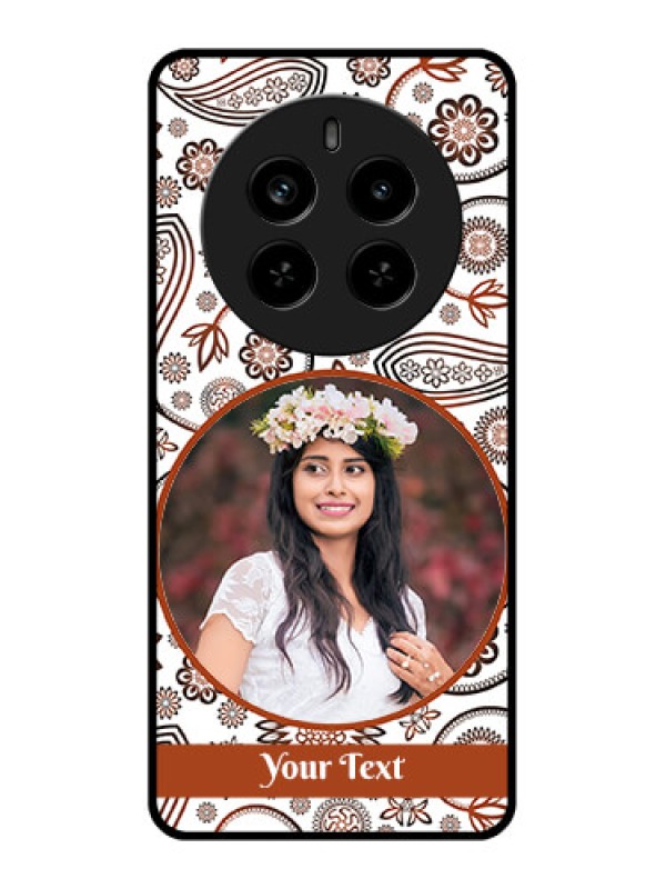 Custom Realme P1 Pro 5G Custom Metal Phone Case - Abstract Flower Design
