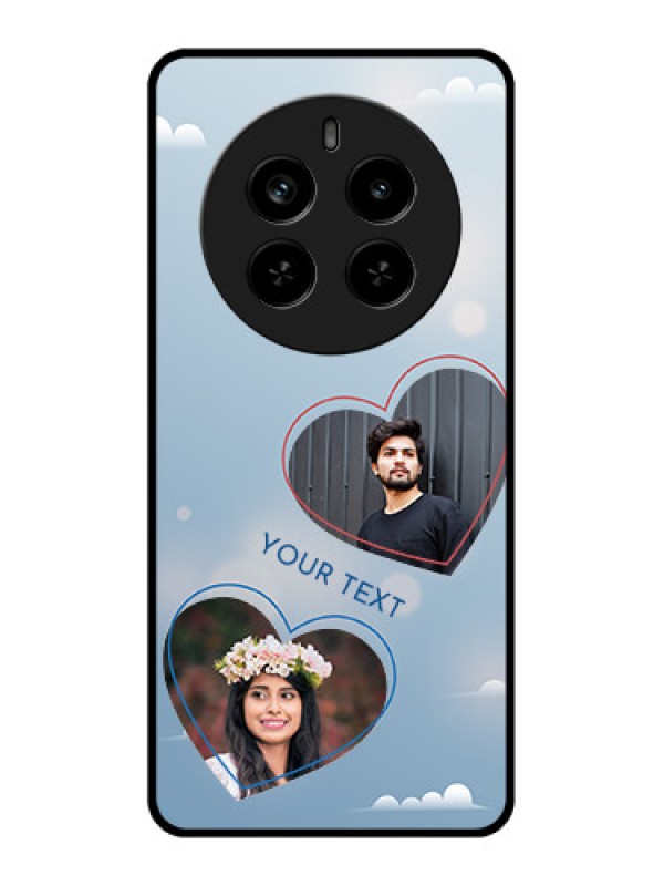 Custom Realme P1 Pro 5G Custom Metal Phone Case - Blue Color Couple Design