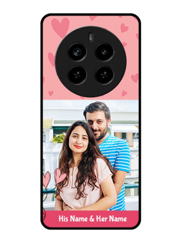 Custom Realme P1 Pro 5G Custom Metal Phone Case - Love Design Peach Color