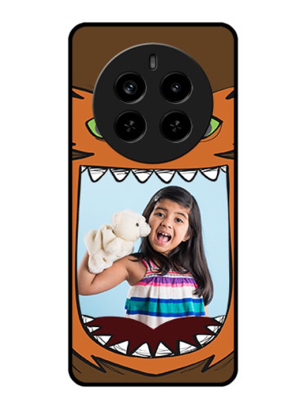 Custom Realme P1 Pro 5G Custom Metal Phone Case - Owl Monster Back Case Design