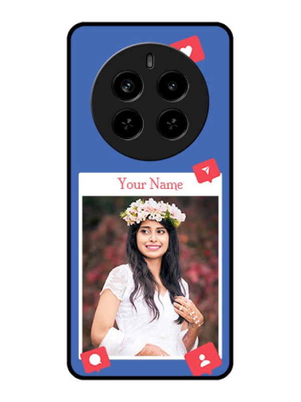 Custom Realme P1 Pro 5G Custom Metal Phone Case - Like Share And Comment Design