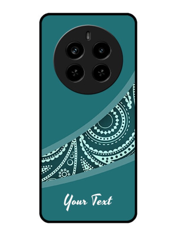 Custom Realme P1 Pro 5G Custom Metal Phone Case - Semi Visible Floral Design