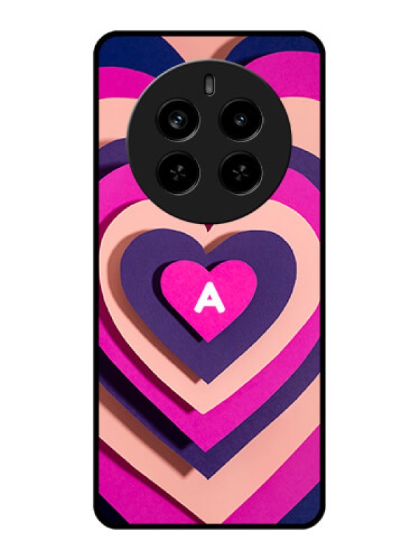 Custom Realme P1 Pro 5G Custom Metal Phone Case - Cute Heart Pattern Design
