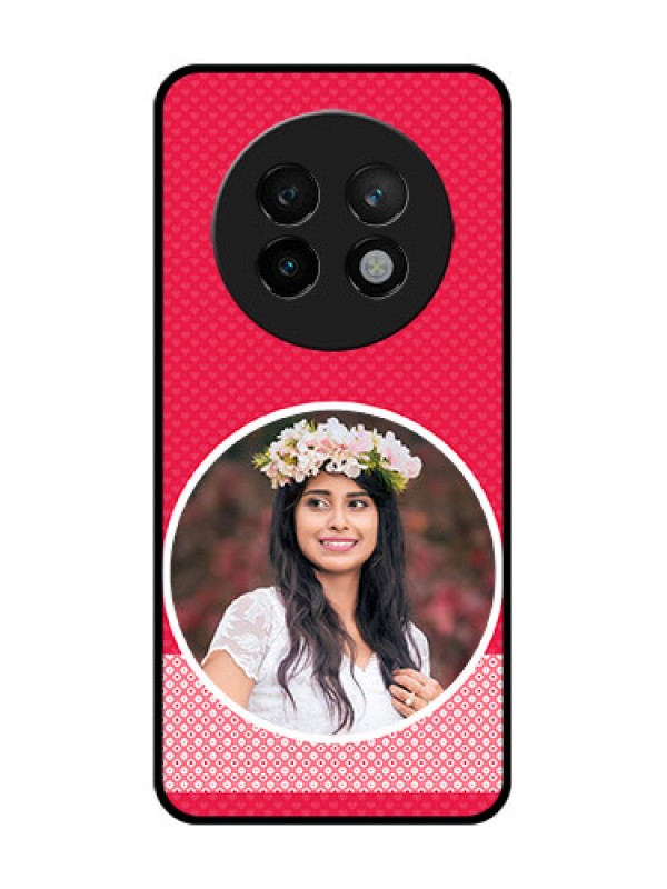 Custom Realme P1 Speed 5G Custom Metal Phone CasePink Color Pattern Design