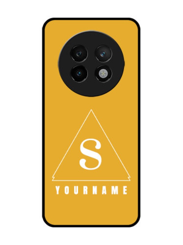 Custom Realme P1 Speed 5G Custom Metal Phone CaseSimple Triangle Design