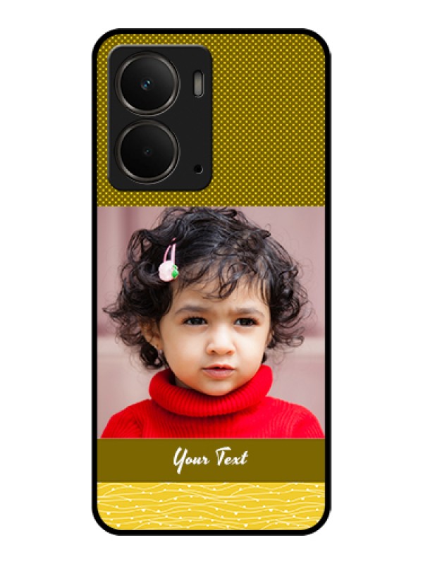 Custom Realme P3 5G Custom Metal Phone CaseSemi - Circle Maze Pattern Design