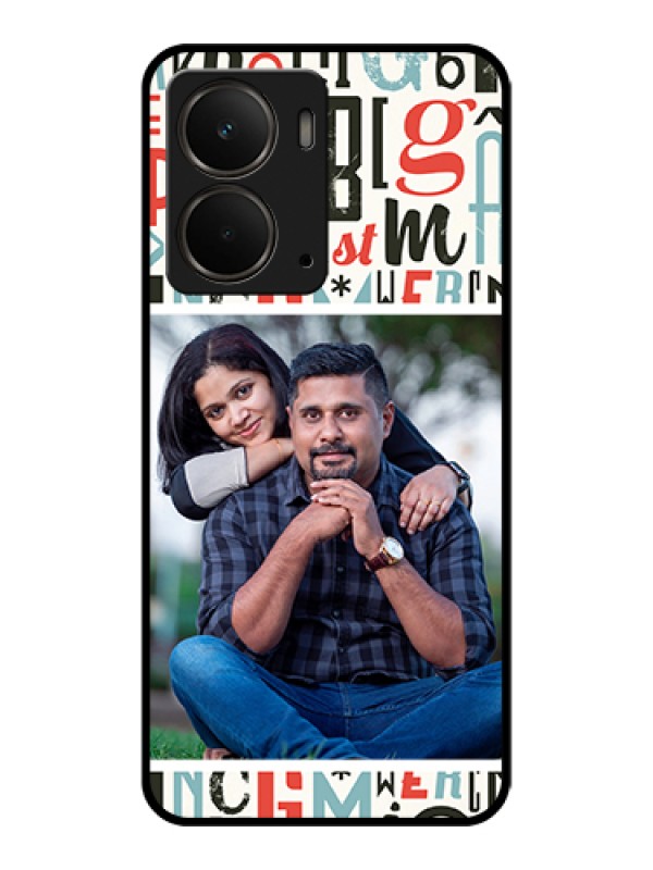 Custom Realme P3 5G Custom Metal Phone Case - Alphabet Design
