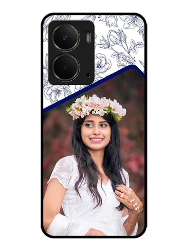 Custom Realme P3 5G Custom Metal Phone Case - Classy Floral Design