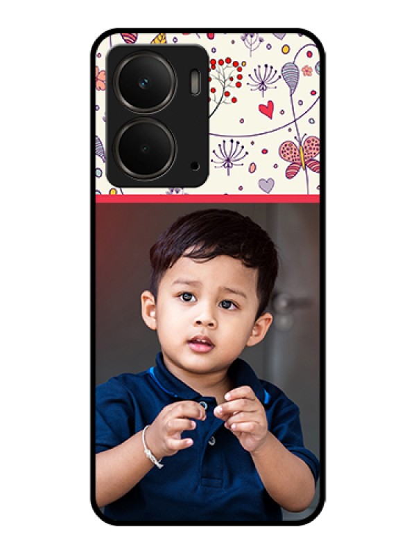 Custom Realme P3 5G Custom Metal Phone Case - Premium Floral Design