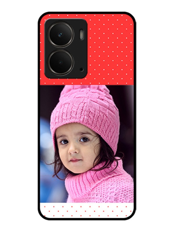 Custom Realme P3 5G Custom Metal Phone Case - Red Pattern Design