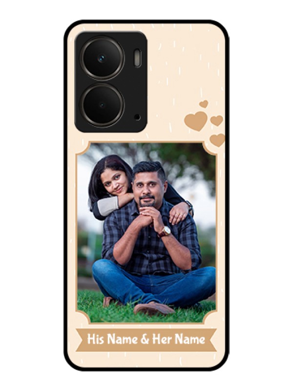 Custom Realme P3 5G Custom Metal Phone CasePurple Floral Design