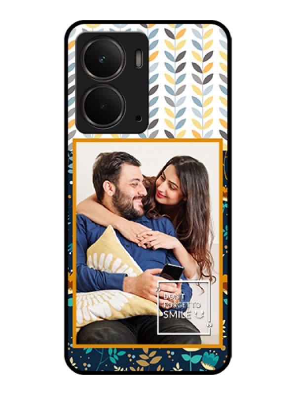 Custom Realme P3 5G Custom Metal Phone CaseYellow Pattern Design