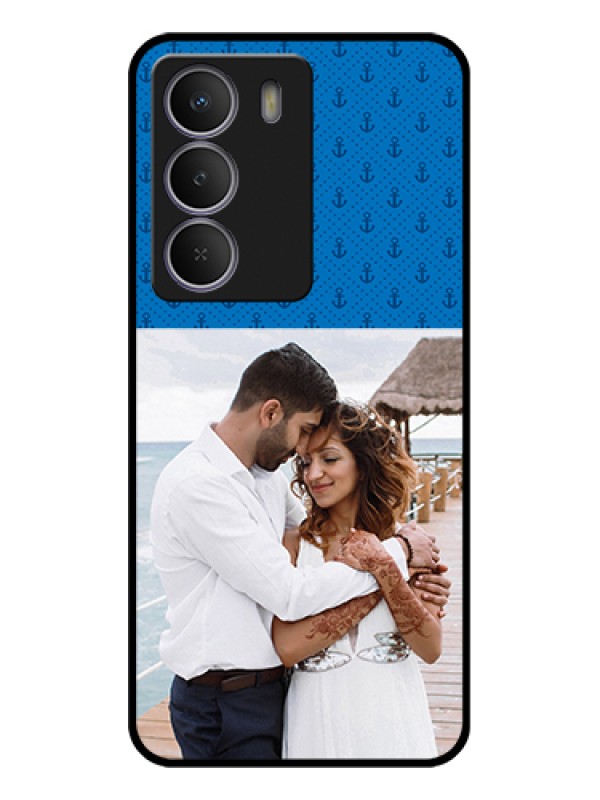 Custom Realme P3 Lite 5G Custom Metal Phone Case - Blue Anchors Design