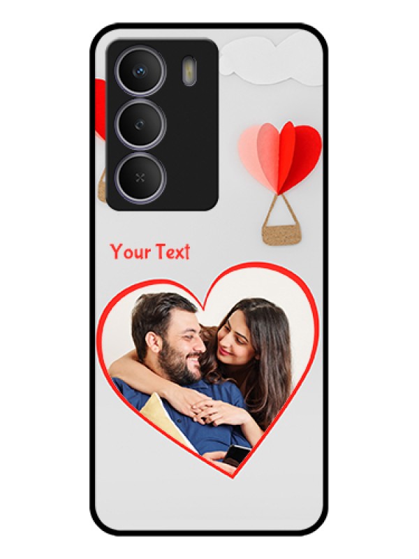 Custom Realme P3 Lite 5G Custom Metal Phone Case - Parachute Love Design