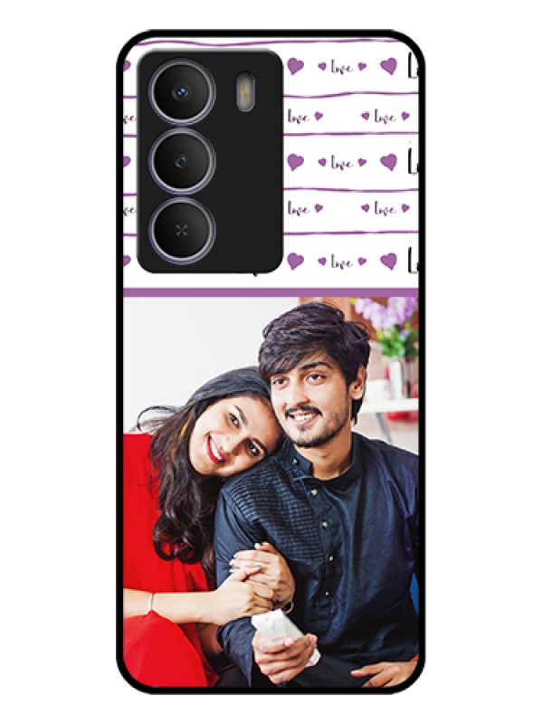 Custom Realme P3 Lite 5G Custom Metal Phone Case - Couples Heart Design