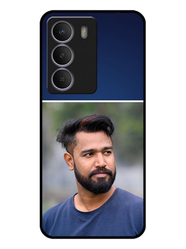 Custom Realme P3 Lite 5G Custom Metal Phone Case - Simple Royal Blue Design