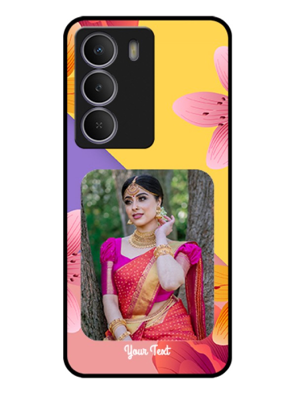 Custom Realme P3 Lite 5G Custom Metal Phone Case - 3 Image With Vintage Floral Design