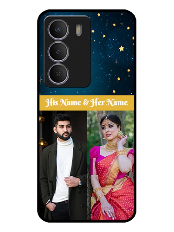 Custom Realme P3 Lite 5G Custom Metal Phone Case - Galaxy Stars Backdrop Design
