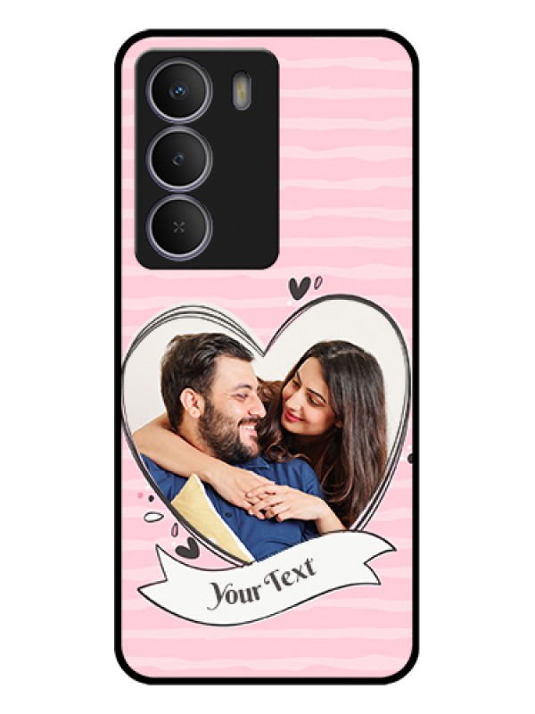Custom Realme P3 Lite 5G Custom Metal Phone Case - Vintage Heart Design