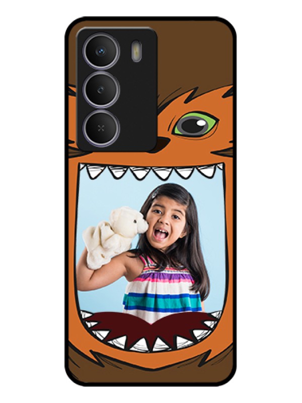 Custom Realme P3 Lite 5G Custom Metal Phone Case - Owl Monster Back Case Design