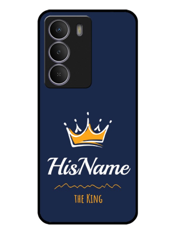Custom Realme P3 Lite 5G Custom Metal Phone Case - King With Name Design