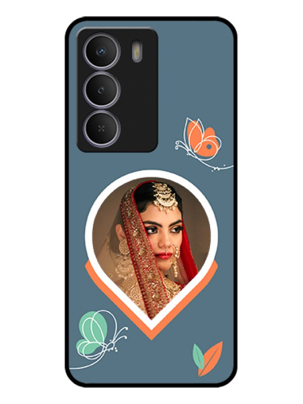 Custom Realme P3 Lite 5G Custom Metal Phone Case - Droplet Butterflies Design