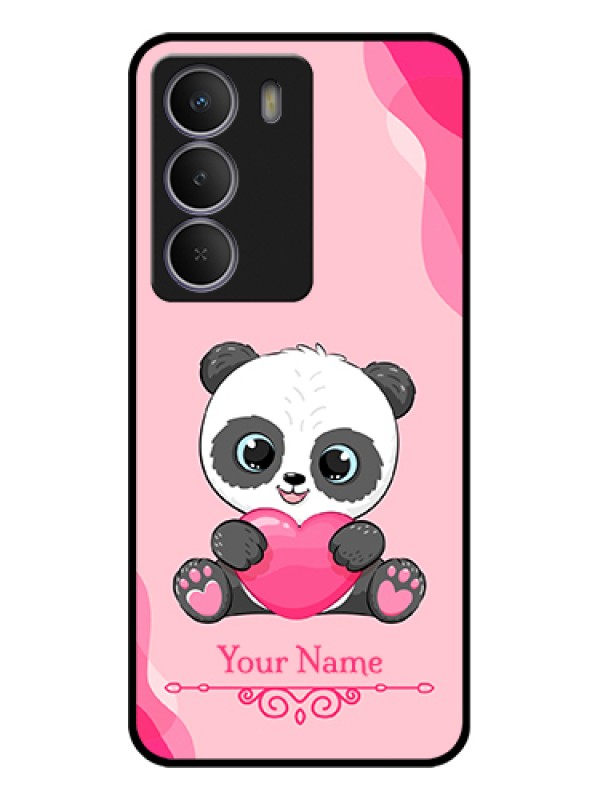 Custom Realme P3 Lite 5G Custom Metal Phone Case - Cute Panda Design