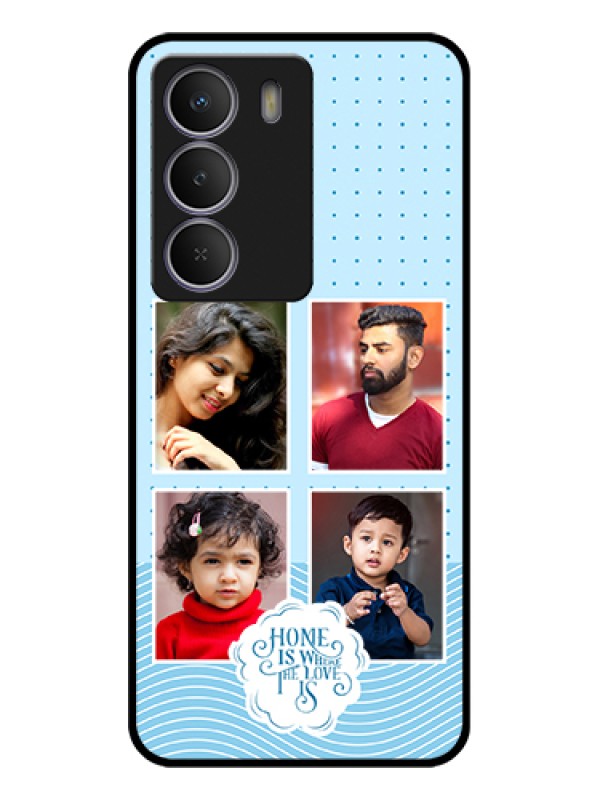 Custom Realme P3 Lite 5G Custom Metal Phone Case - Cute Love Quote With 4 Pic Upload Design