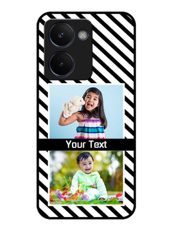 Custom Realme P3 Ultra 5G Custom Metal Phone Case - Black And White Stripes Design