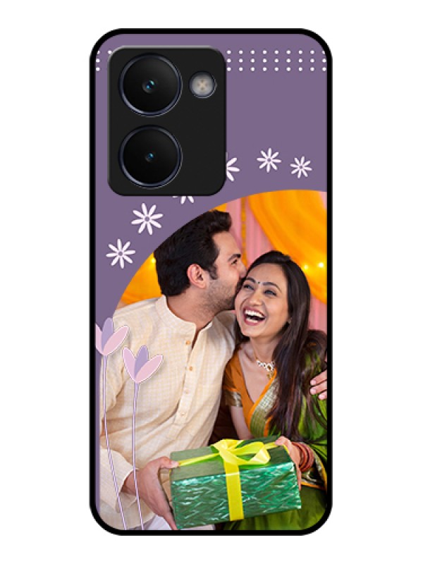 Custom Realme P3 Ultra 5G Custom Metal Phone Case - Lavender Flowers Design