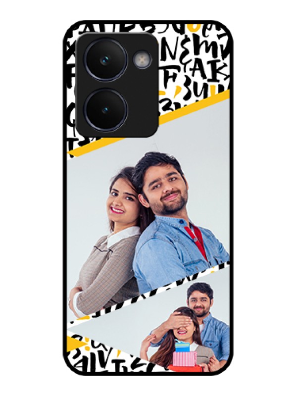 Custom Realme P3 Ultra 5G Custom Metal Phone Case - Letters Pattern Design