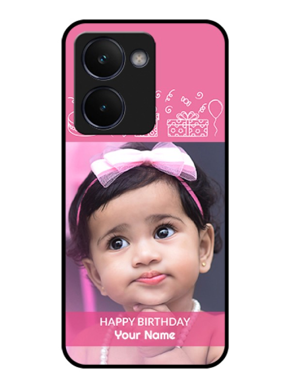 Custom Realme P3 Ultra 5G Custom Metal Phone Case - With Birthday Line Art Design