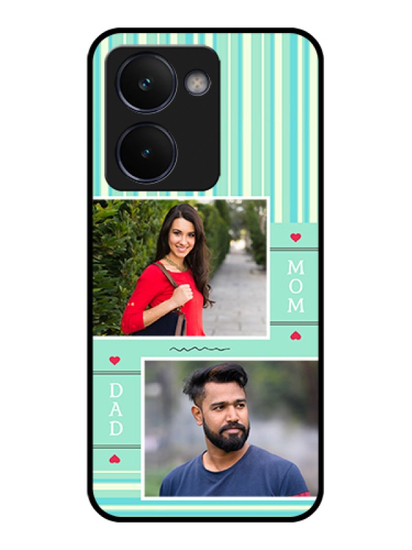 Custom Realme P3 Ultra 5G Custom Metal Phone Case - Mom and Dad Pic Design