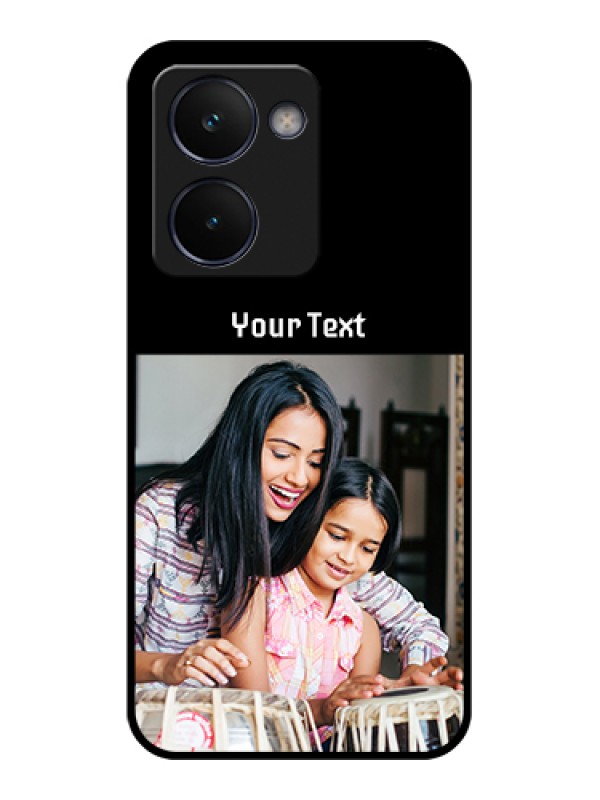 Custom Realme P3 Ultra 5G Custom Metal Phone Case - Peach and Blue Color Design