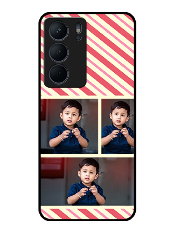 Custom Realme P3x 5G Custom Metal Phone CaseWith Photo And Green Floral Design