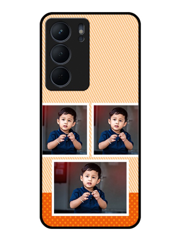 Custom Realme P3x 5G Custom Metal Phone CaseBlack And White Stripes Design