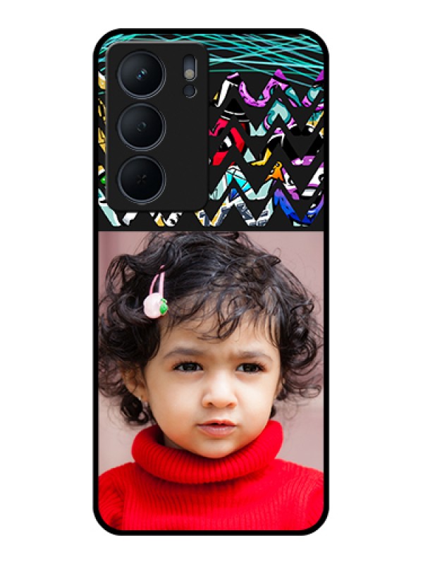 Custom Realme P3x 5G Custom Metal Phone Case - Neon Abstract Design