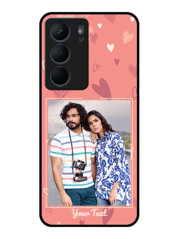Custom Realme P3x 5G Custom Metal Phone Case - Love Doodle Art Design