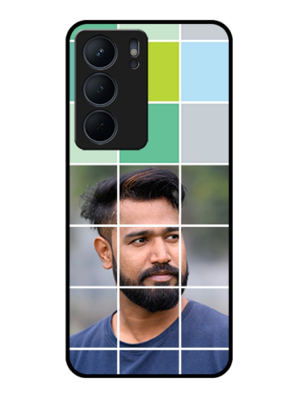 Custom Realme P3x 5G Custom Metal Phone Case - With White Box Pattern