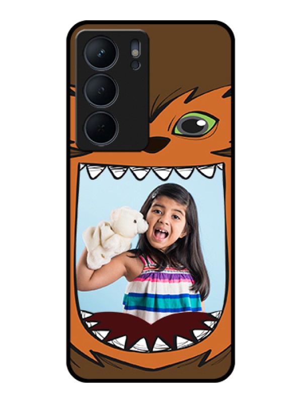 Custom Realme P3x 5G Custom Metal Phone Case - Owl Monster Back Case Design