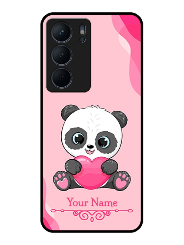 Custom Realme P3x 5G Custom Metal Phone Case - Cute Panda Design
