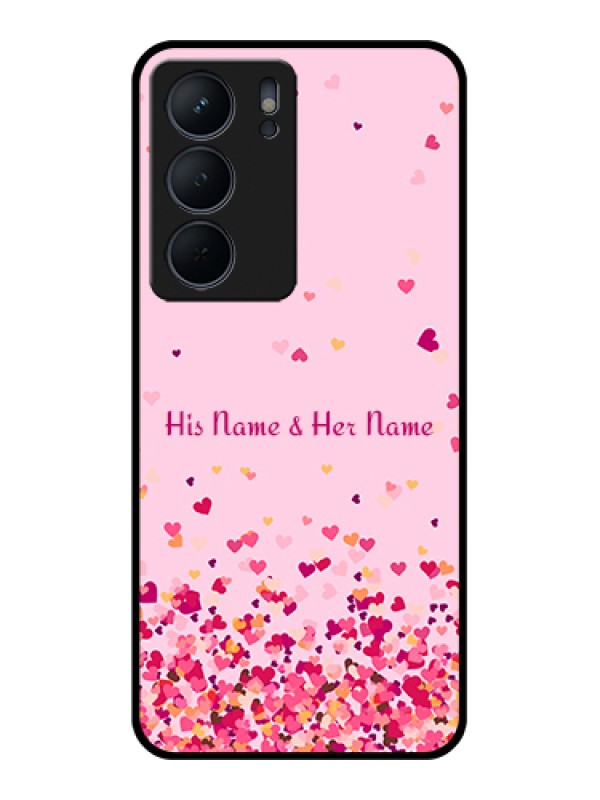 Custom Realme P3x 5G Custom Metal Phone CaseOrange Love Symbol Design