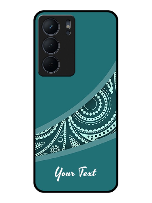 Custom Realme P3x 5G Custom Metal Phone CaseViolet Love Dots Design