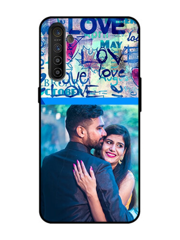 Custom Realme XT Custom Metal Phone Case - Colorful Love Design