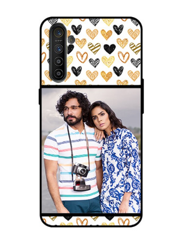 Custom Realme XT Custom Metal Phone Case - Love Symbol Design