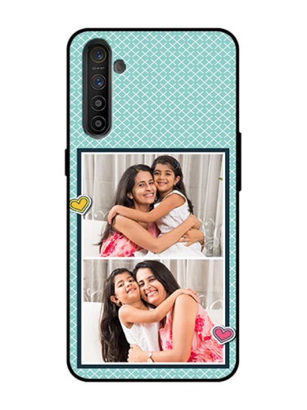 Custom Realme XT Custom Metal Phone Case - 2 Image Holder With Pattern Design